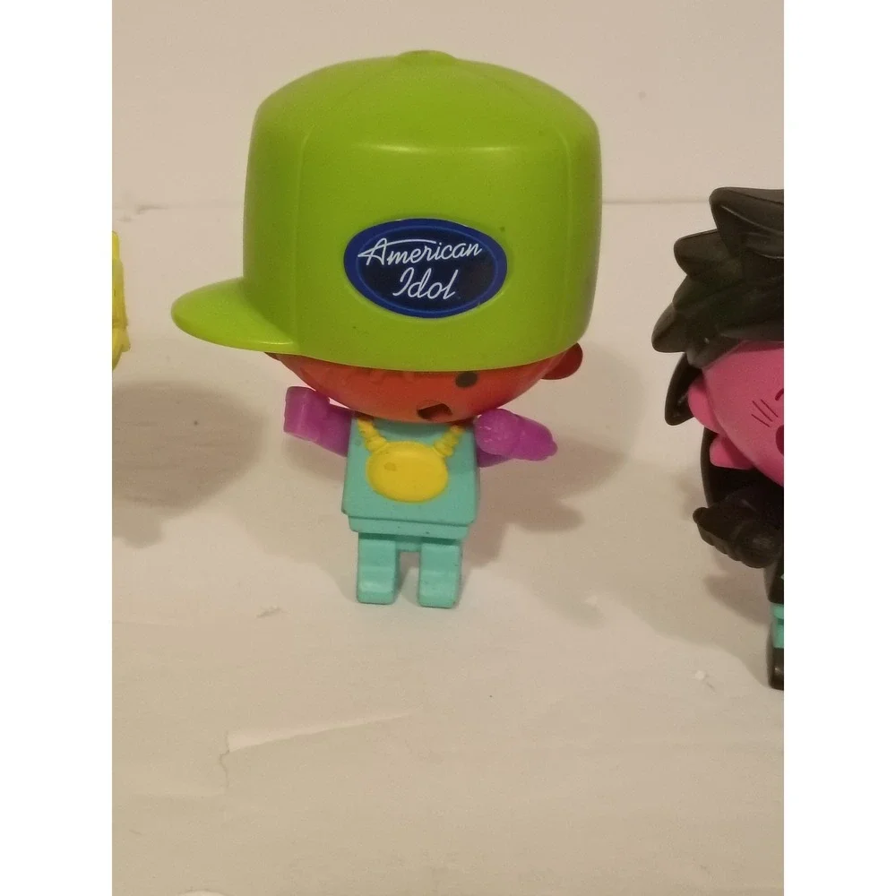 Lot‎ of 4 American Idol McDonalds Happy Meal Toys 2008 Musical Figures